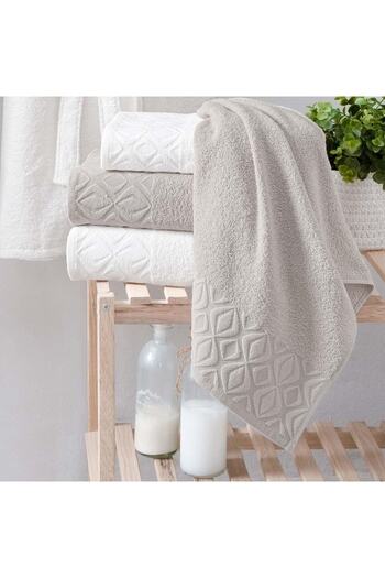 Schafer Cleo Bathroom Set-6 Pieces-beige-ecru