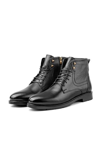Ducavelli Rico Genuine Leather Laced Rubber Sole Men's Boots, Laced Boots