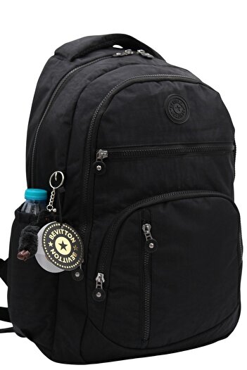 Bevitton Backpack School Bag Waterproof Bag Multi-Pocket School Bag 1700black