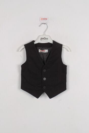 incity Boy's Black Vest