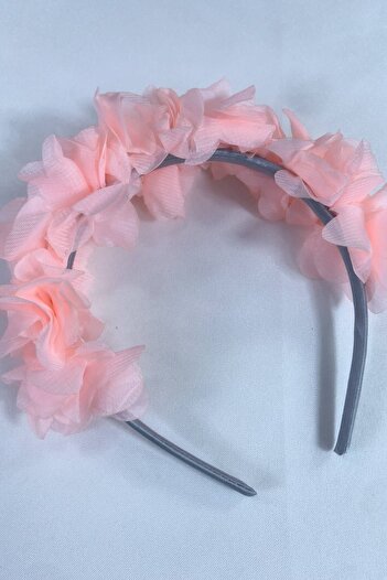 Hobigram Salmon Special Design Floral Henna Maternity Crown Gift Crown – Party Crowns, Stylish Design