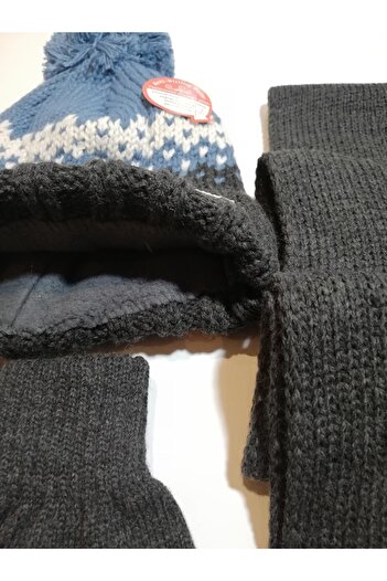 Kitti Male Waiter Scarf Beret Gloves Triple Suit K22180-14-002 9-15 Years