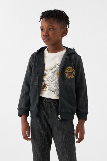 Nebbati Boy's Anthracite Tracksuit 22fw1nb3423