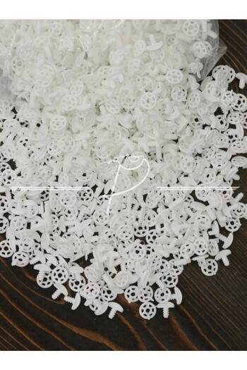 rendecioğlutekstil Atmaca Curtain Compression Screw Butterfly Final 500 Pieces
