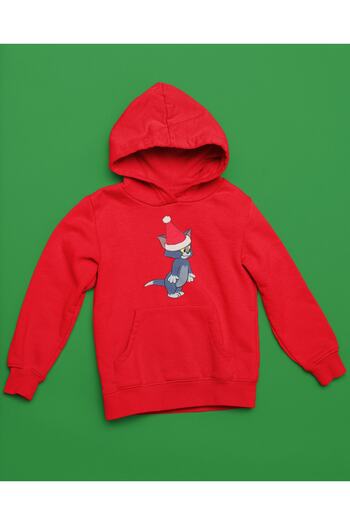 TEENS Újévi Tom és Jerry nyomtatott szerető páros kombinált pulóver