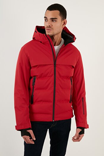 Jack & Jones Wind and Waterproof Thermal Insulated Hooded Puffer Coat Men's Coat 12225287