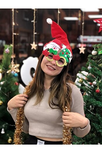 Masalsı Concept 3-Piece New Year Set New Year Hat New Year Glitter Ornament And New Year Glasses