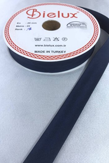 Hobigram Navy Blue Koton Piping Πλάτος 2 cm Μήκος 1 μέτρο – Ειδικό σχέδιο, αξεσουάρ, ποιοτική παραγωγή, εντυπωσιακό στυλ –