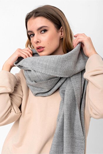 Saria Moda Soft Textured Thick Shoulder Shawl
