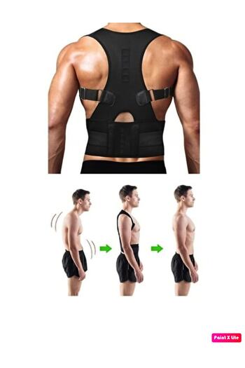 keufman Sports Corset Waist Belt Upright Posture Corset Magnetic Upright Posture Belt