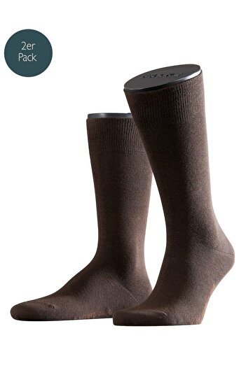 FALKE Herren Socken Swing 2er-Pack - Herren, Strümpfe,Twopack, Uni, 39-46