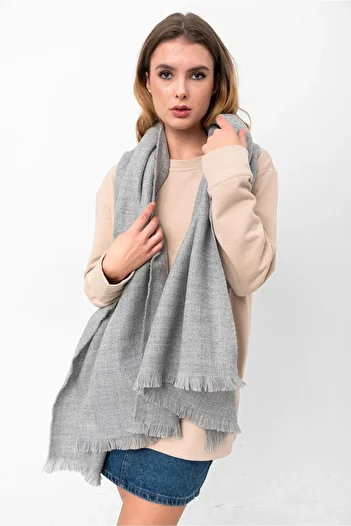 Saria Moda Soft Textured Thick Shoulder Shawl