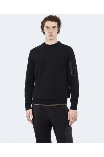 PAUL&SHARK Men's Knitted Roundneck C.W.Wool Sweater