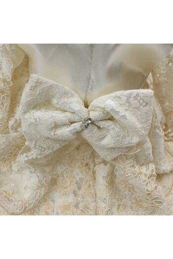 Nipperland Baby Girl French Lace Special Occasion Dress - Baby Evening Dress