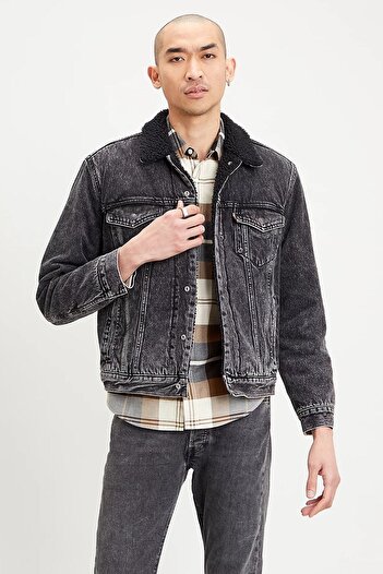 Levi's Βαμβακερό τζιν παλτό Ανδρικό τζιν μπουφάν 16365