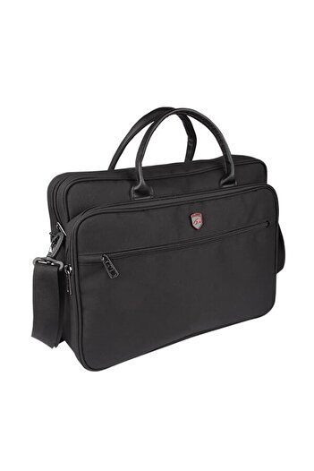 Alone Geantă unisex pentru laptop, cu caracteristici din țesătură impermeabilă, servietă neagră 2133