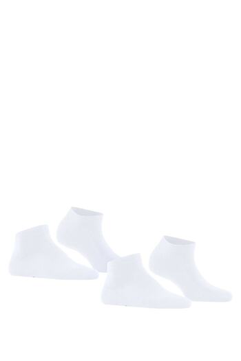 FALKE Damen Socken, 2er Pack - Happy, Sneakersocken, einfarbig