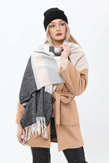 PHIL HILL Soft Textured Patterned Shawl Scarf