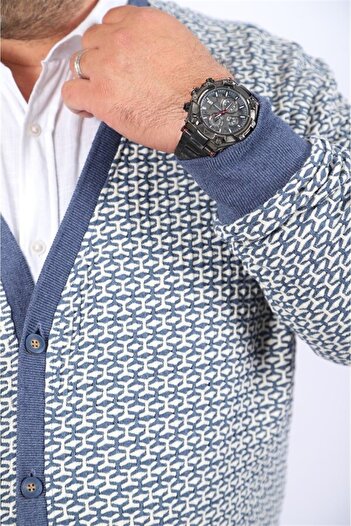 MocGrande Plus Size Buttoned Cardigan 22801