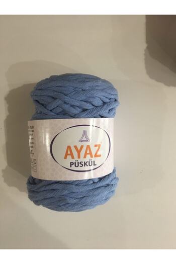 Ayaz Snur Macrame ciucuri 04 Albastru