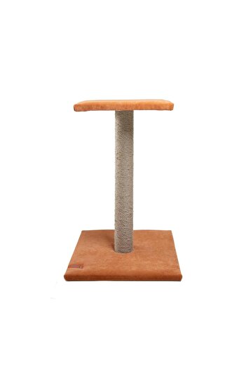 PUGALO Catnipli Platform Orange Cat Scratching Board Orange Thin Pipe Scratching Board