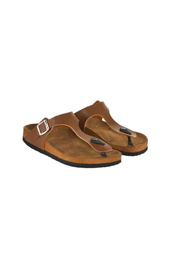 JustBow Παντόφλες Unisex Tan
