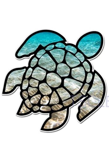 TSC Autocolant pentru mașină Turtle Beach Ocean