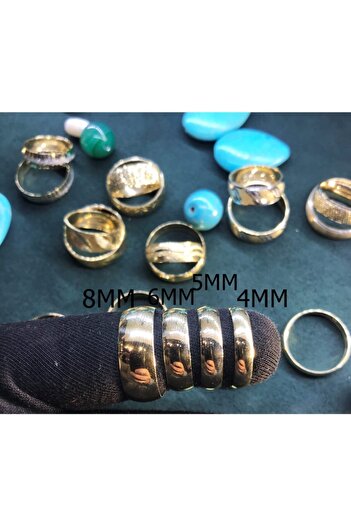 Sarraf 6 mm Düz Alyans Dış Bombeli