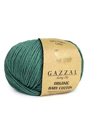 Gazzal Βιολογικό Baby Cotton 427 Σκούρο Πράσινο
