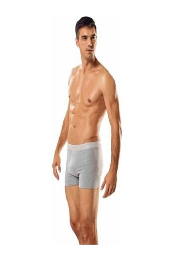 Tutku 6-Piece Men's Gray Elastane Lycra Boxer Set