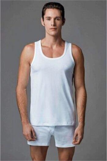 Eros Men's White 10 Pack Undershirt