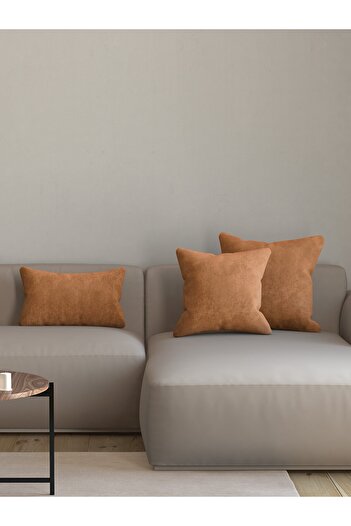 Pastel Velvet Textured Antique Brass Color Throw Pillow Pillow Case Suitable for Freedom Series Punch