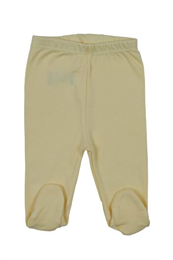 Melekpare Bebek Patikli Pantolon Kendinden Patikli Alt Pijama %100 Organik Pamuk Yumuşacık Kumaş