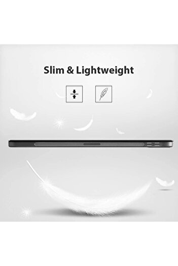 Fuchsia Galaxy Tab S7 Fe Lte T737-t736-t733-t730 Için Premium Kalemlikli Standlı Katlanabilir Tablet Kılıfı