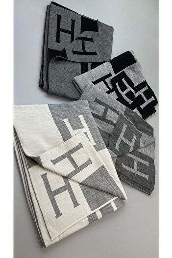 Nilbutik Double Sided Patterned Scarf