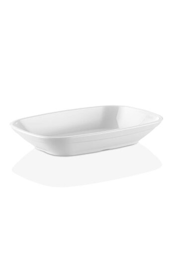 GastroPlast 24 Cm Oval Boat Plate (Unbreakable, non-yellowing, lifetime, polycarbonate)