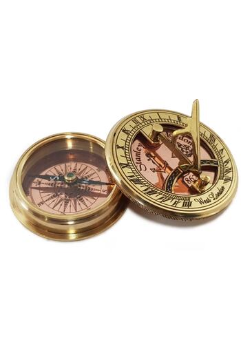 keyfimshop Ηλιακό ρολόι με πυξίδα 2 εκ. x 7 εκ
