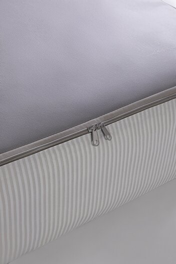 Ocean Home Textile 3 Adet Büyük Boy Gri Baza Altı Yastık Yorgan Kazak Hurcu 62x46x22