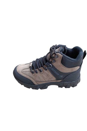 Scot Μπότες Unisex Μαύρο Καφέ Μπεζ με φερμουάρ Lace Up