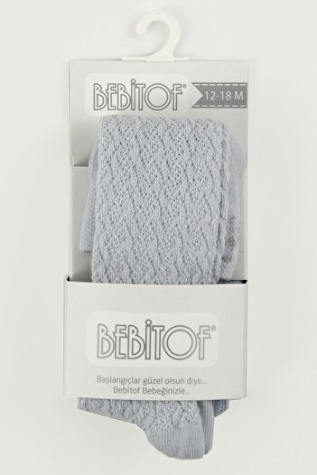 Bebitof Kız Bebek Mavi Külotlu Çorap