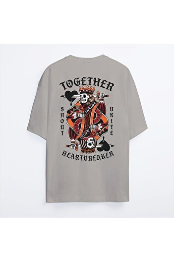 Shout Unisex Oversize Limited Edition Μπλουζάκι μαζί