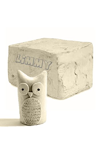 Limmy Ceramic Plasticine, Natural Clay Mud, Modeling Mud, Ceramic Plasticine -White- 1000 Gr