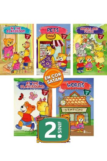 Ata Yayıncılık Ata 2nd Grade English Stories 5 Books
