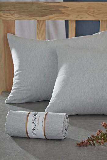 BONJARDİNHOME Double Fitted Sheet with Two Pillow Cases