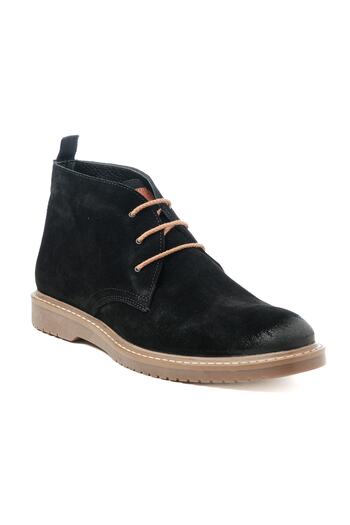 John May Чоловічі черевики Ka-bc10801 Casual Чорний замш + таба Bambi