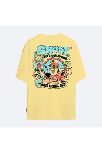 Shout Oversize Limited Edition Let's Get Drunk Unisex T-shirt