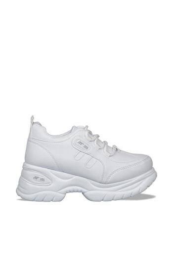 M.P. 212-305 Casual White Γυναικεία Wedge Heel Sneakers