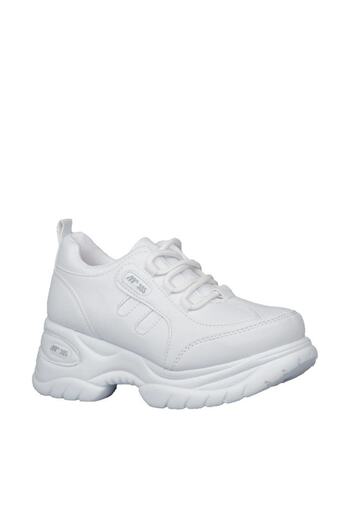 M.P. 212-305 Casual White Γυναικεία Wedge Heel Sneakers