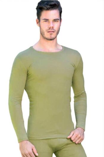 Tutku Men's Khaki Long Sleeve Thermal Clothing