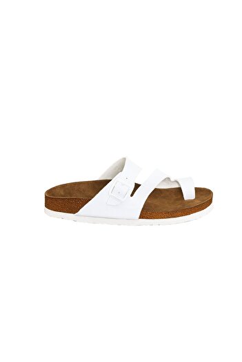 JustBow Λευκές παντόφλες Unisex